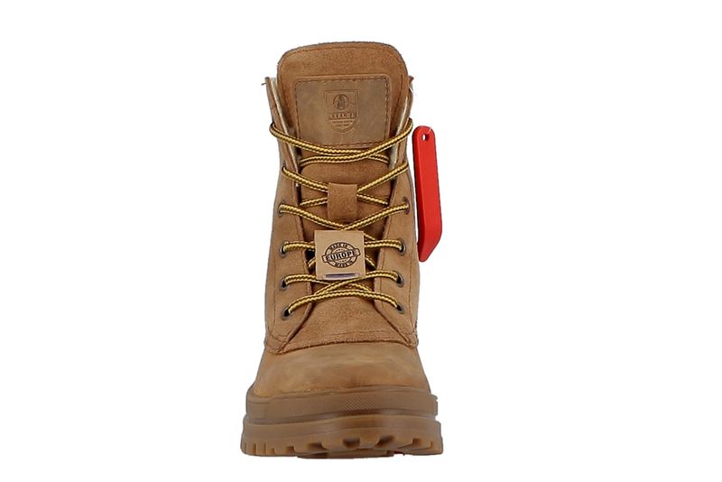 Axelda Støvler 36-42  Aosta med pigger / brodder, cognac