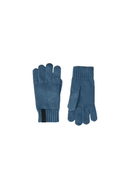 Rains Vanter Knit Gloves, Blue Dusk
