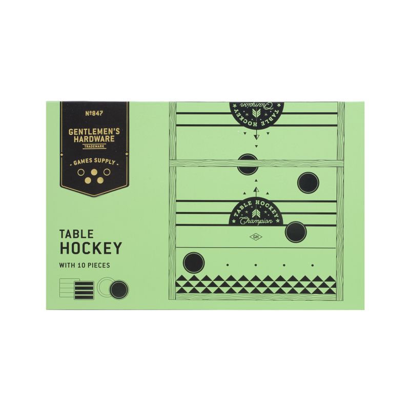 Bordhockey i tre Gentleman's Hardware