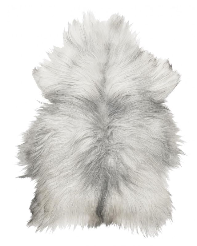 Molly lammeskinn 60x90 cm– Natural Grey