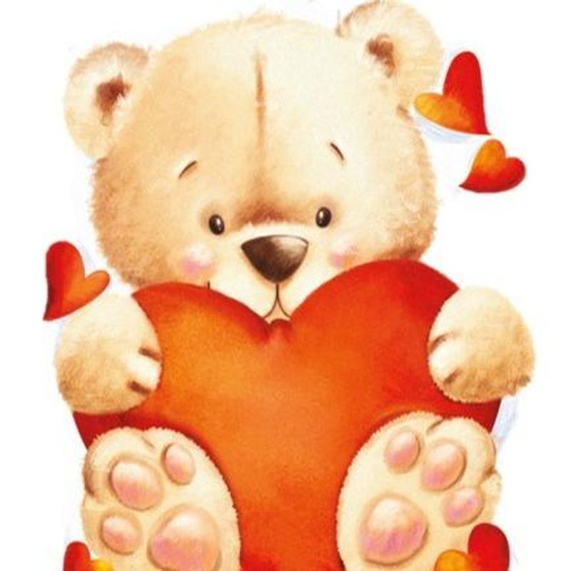 Kort S Teddy Love Legami