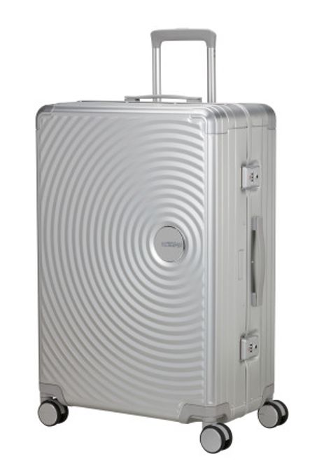Hovedbilde American Tourister Soundbox Alu Spinner 77 cm – Silver