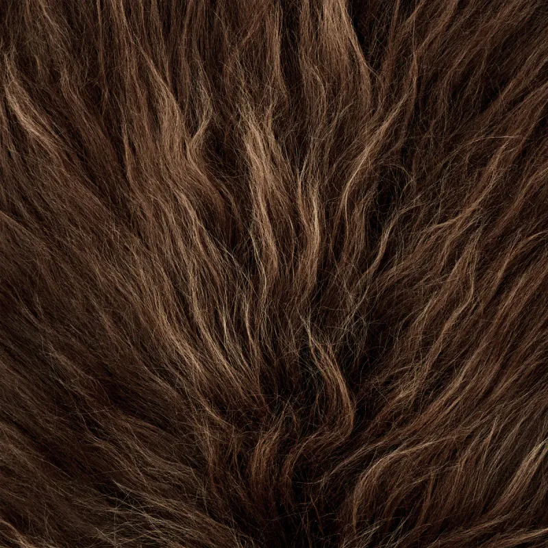 Molly lammeskinn 60x90 cm – Natural Brown
