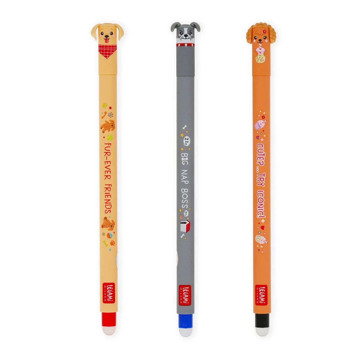 Viskbare Penner / Kryssordpenn Limited Etd 3 pk Hunder 