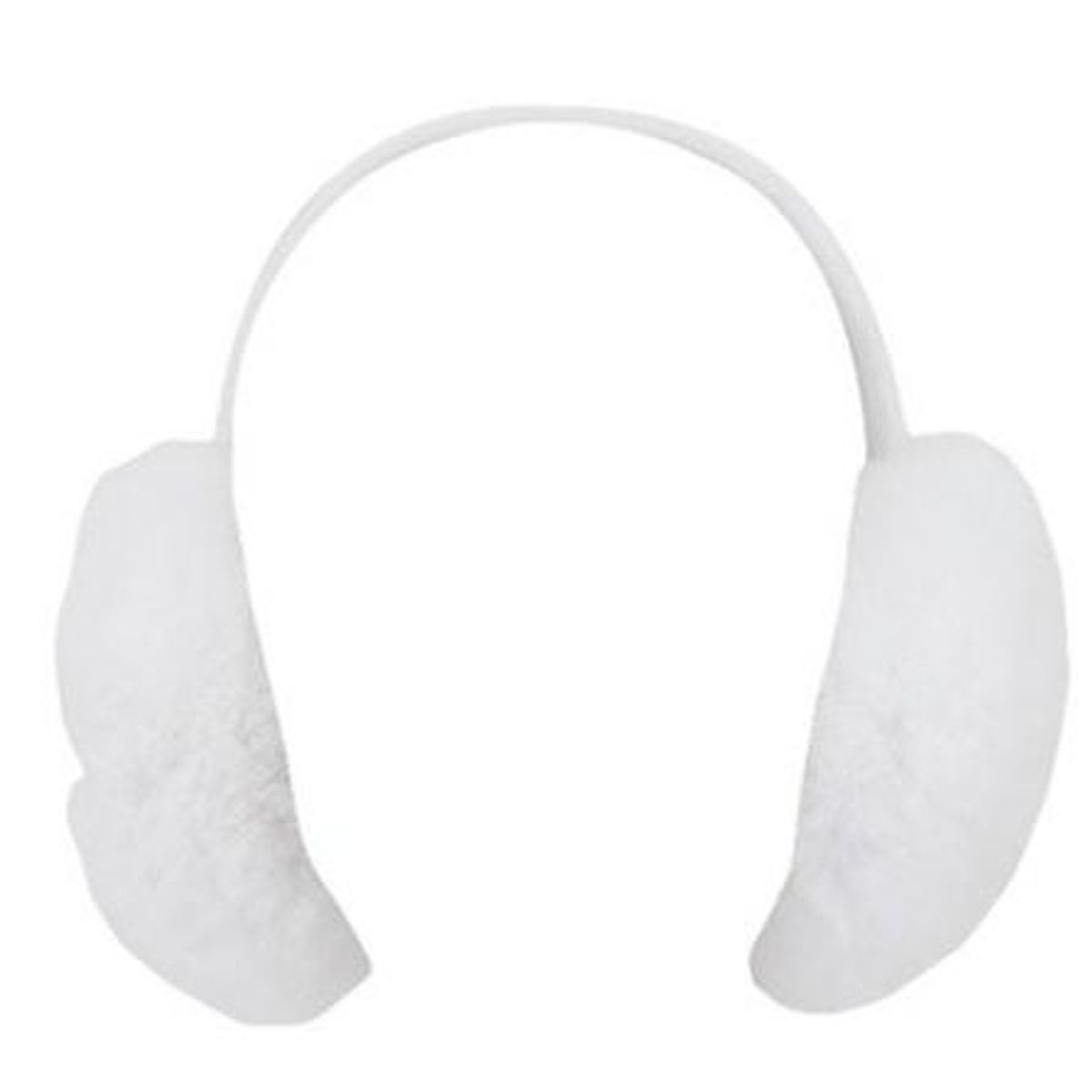 Ørevarmer Super Fluffy, hvit