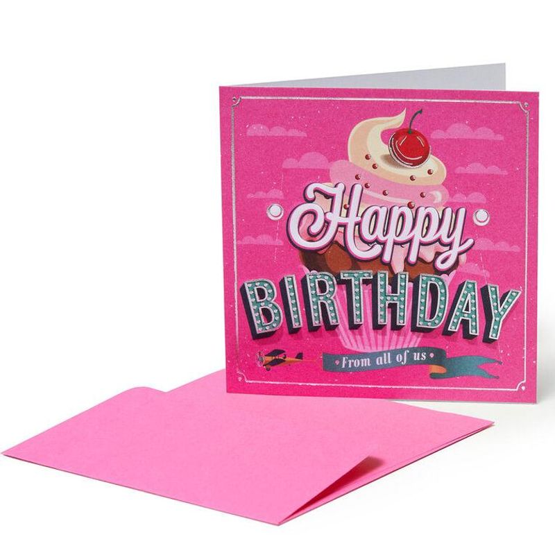Bursdagskort S Happy Birthday from all of us Legami