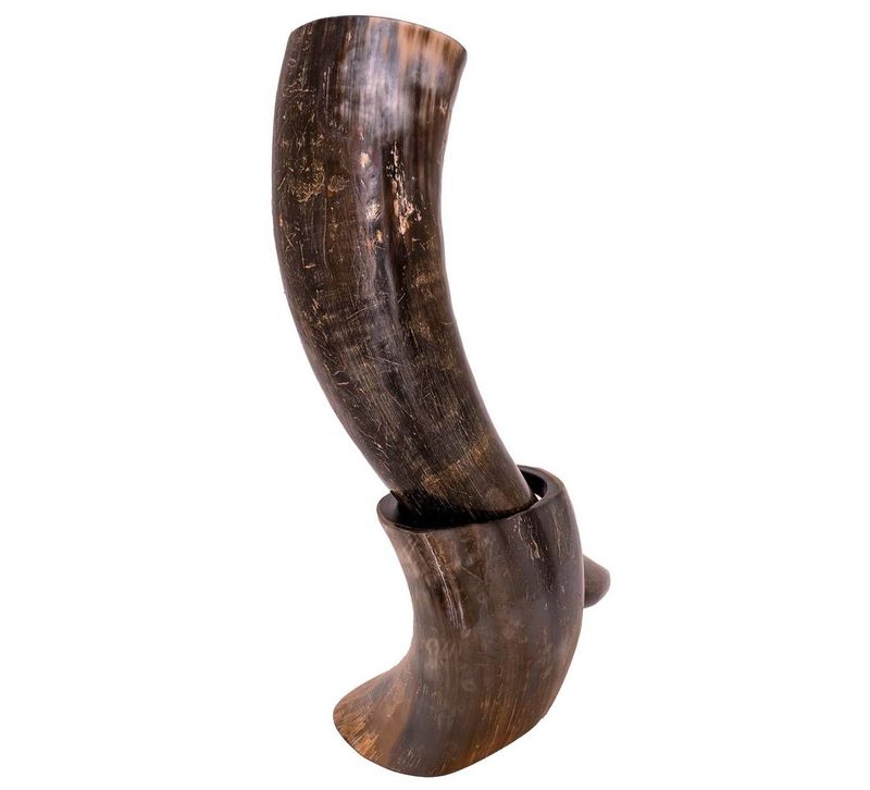 Mjødkrus - Vikinghorn med holder