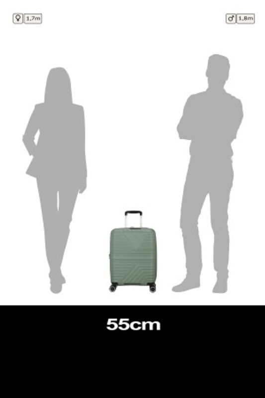 American Tourister Flytwist kabinkoffert 55 cm – Botanic Green