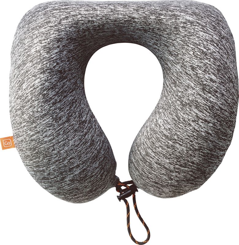 Nakkepute Memory Foam Zzz m. oransje tag - Go Travel