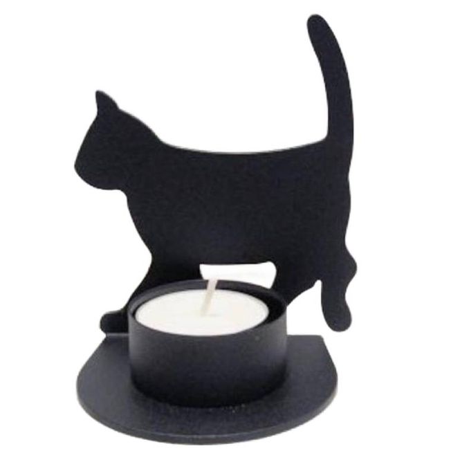Hovedbilde Spegels Smijern Telysholder Katt 