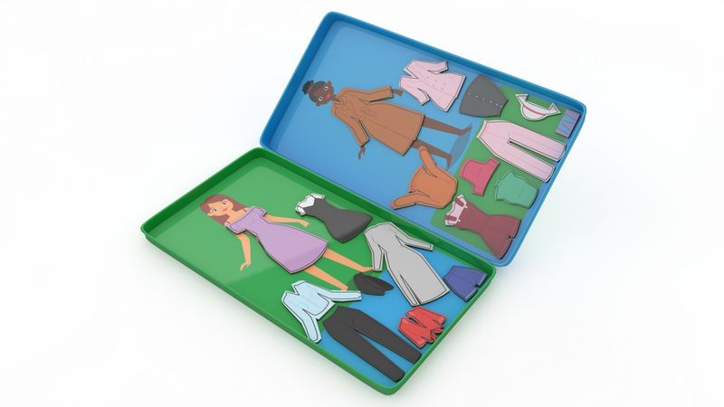 Magnetisk reisespill - Dress Me Up fra Purple Cow