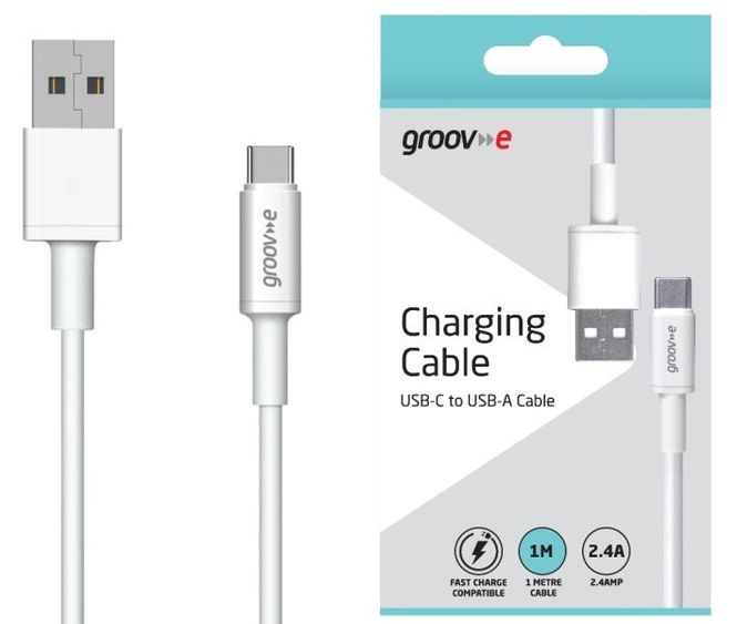 Hovedbilde Groove Ladekabel USB-A til USB-C 1m