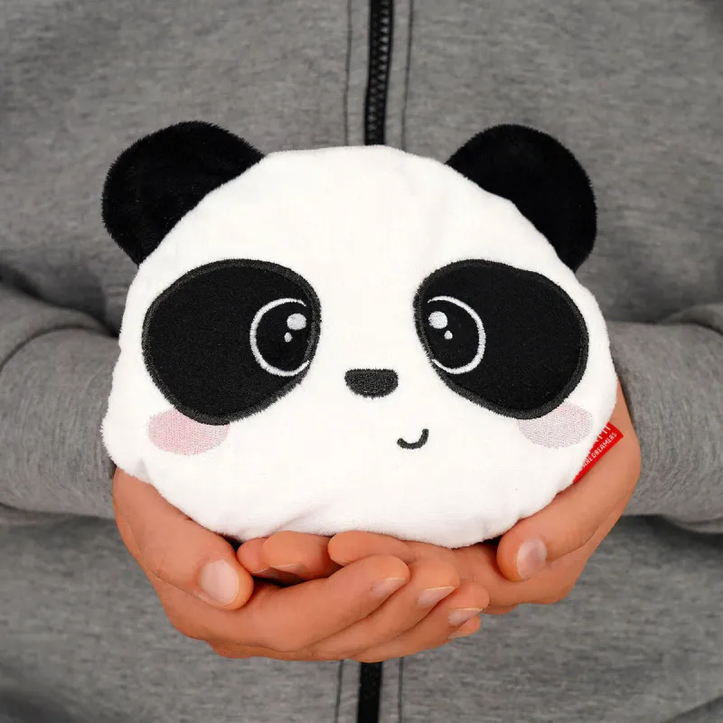 Varmepute Mini med linfrø & lavendelduft Panda