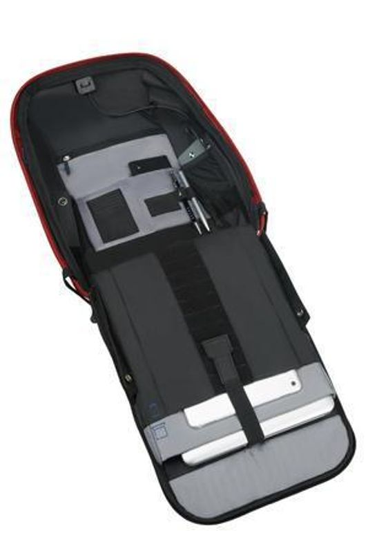 Samsonite Securipak PC-ryggsekk Tyverisikret 17L, rød