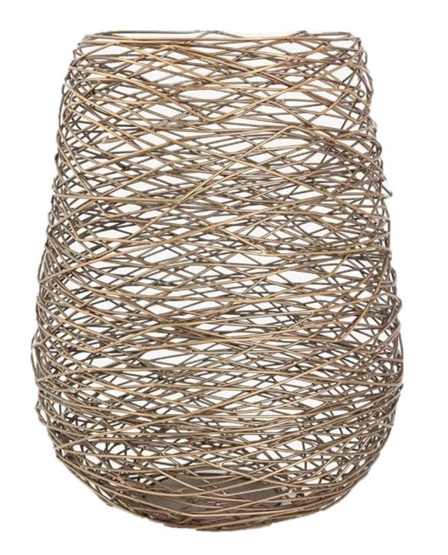 Halvor Bakke Nest Lyslykt Metalltråd, stor