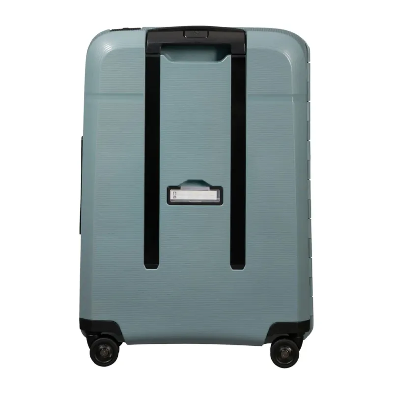 Samsonite Magnum ECO hard Kabinkoffert 55 cm 4 hjul Isblå