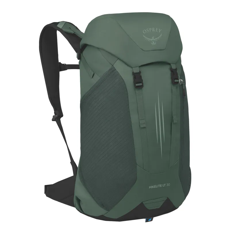 Superlett dagstursekk Hikelite LT 30 fra Osprey, Tundra Green