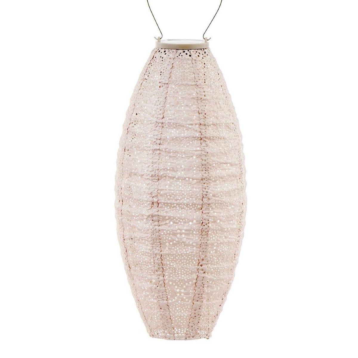 Lumiz Solcelle Led Lykt Long Oval 20 Bazaar Soft Blush