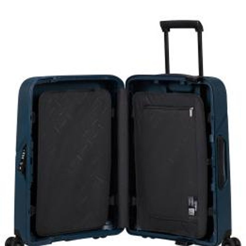 Samsonite Magnum ECO hard Medium koffert 69 cm 4 hjul Navy