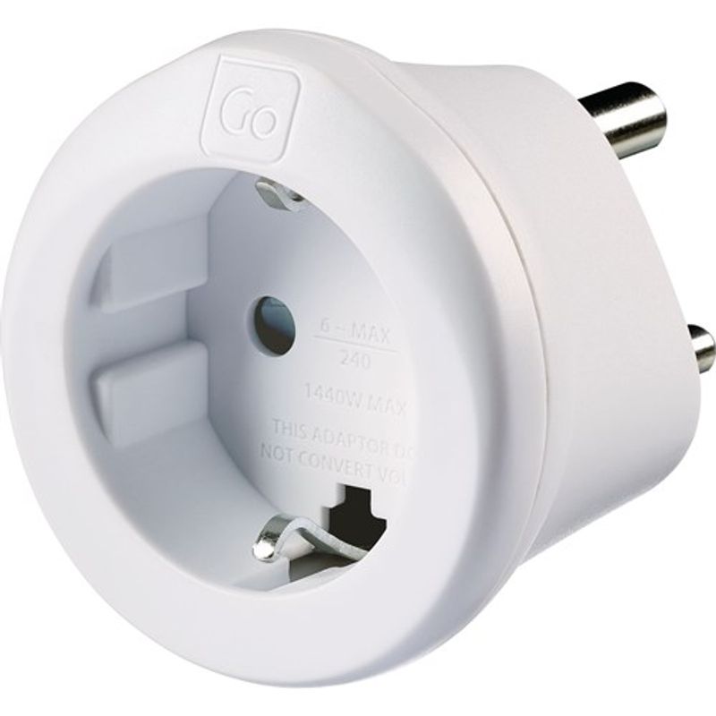 Adapter til India (Type D) - Go Travel