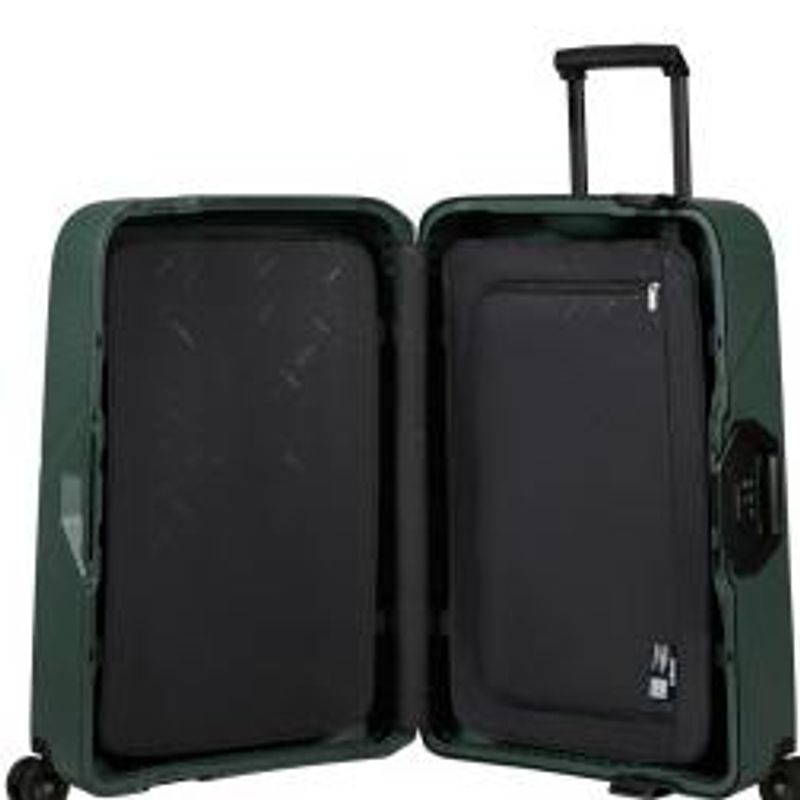 Samsonite Magnum ECO hard stor koffert 75 cm 4 hjul Grønn