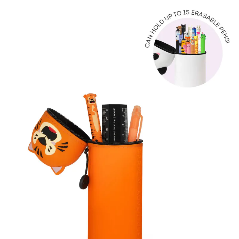 Silikon pennal - Kawaii 2i1 Tiger - Legami