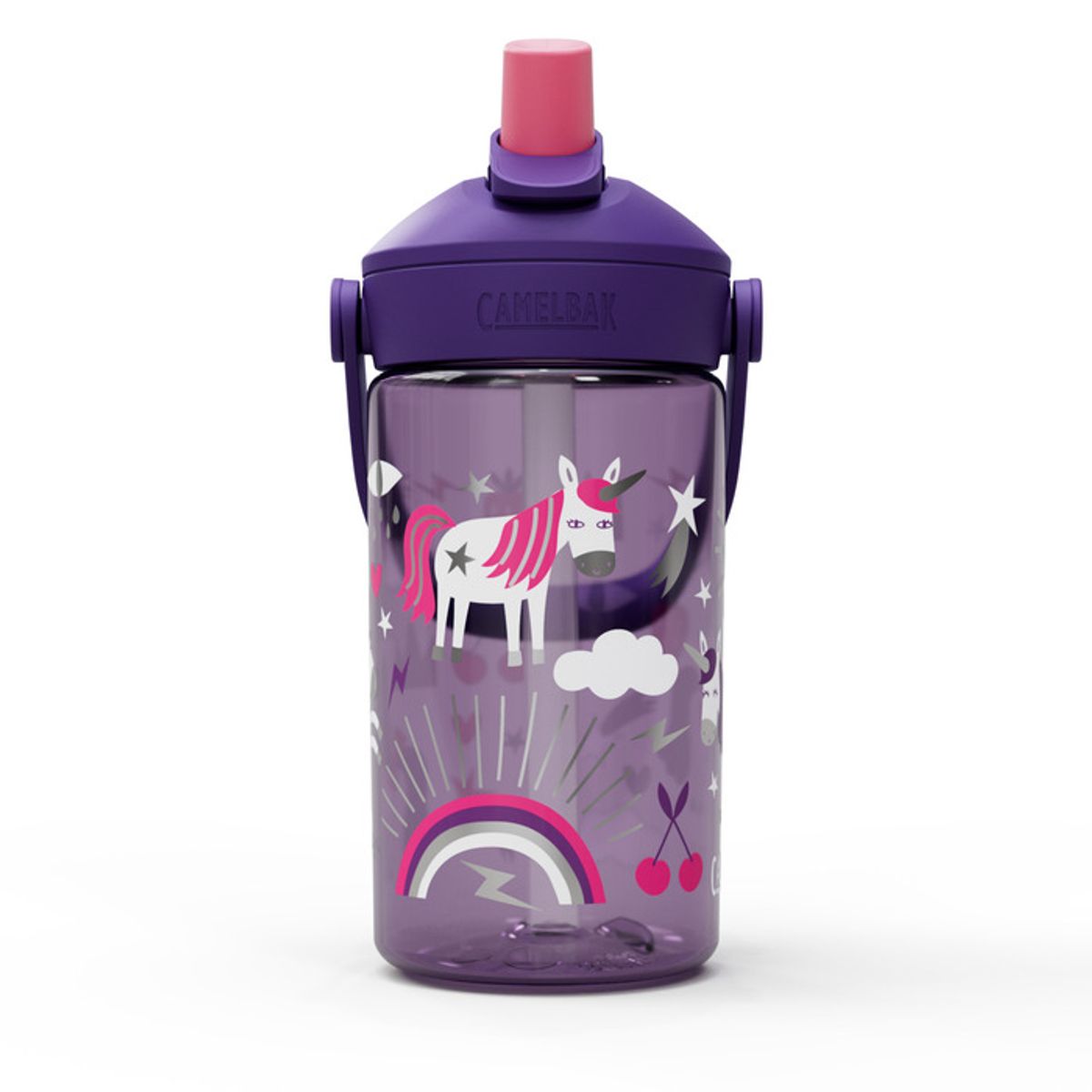 Camelbak Drikkeflaske Barn, Thrive Flip Straw Kids 400mL, Unicorn Party