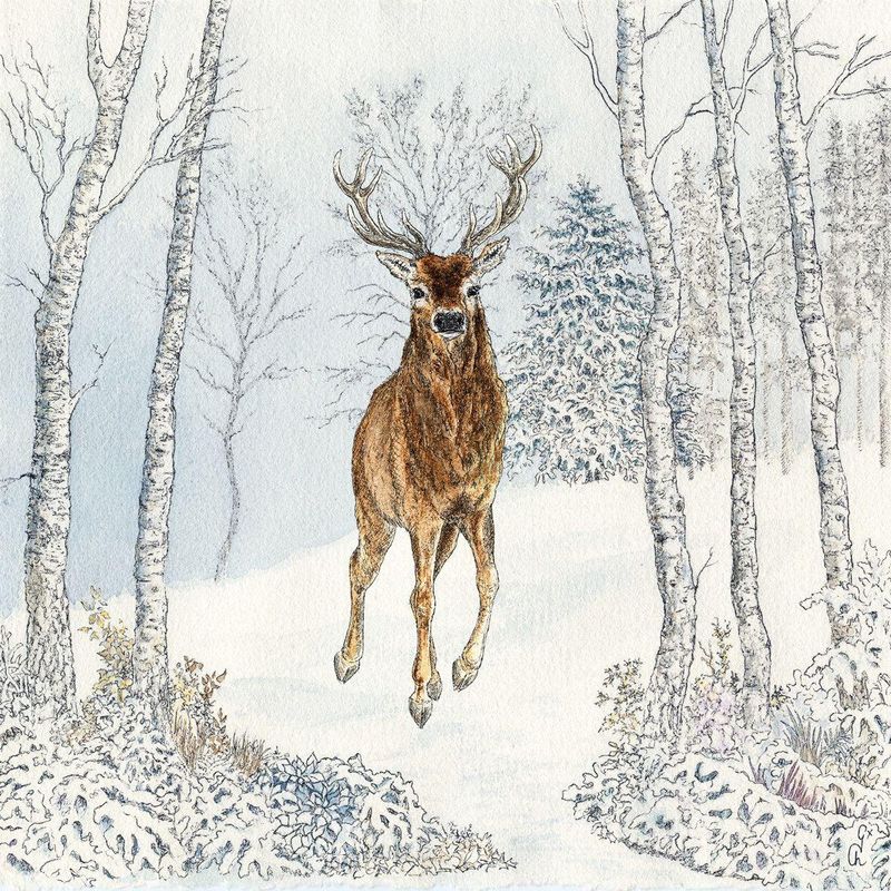 Middagsservietter Vinter 