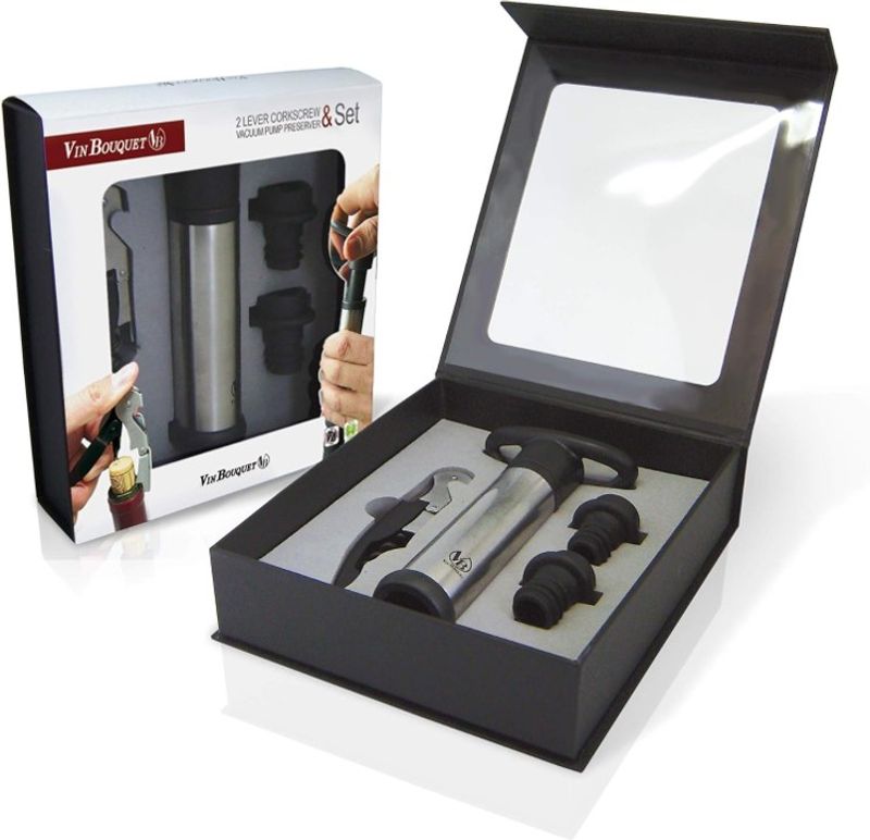 Vinopptrekker Gavesett Vin Bouquet