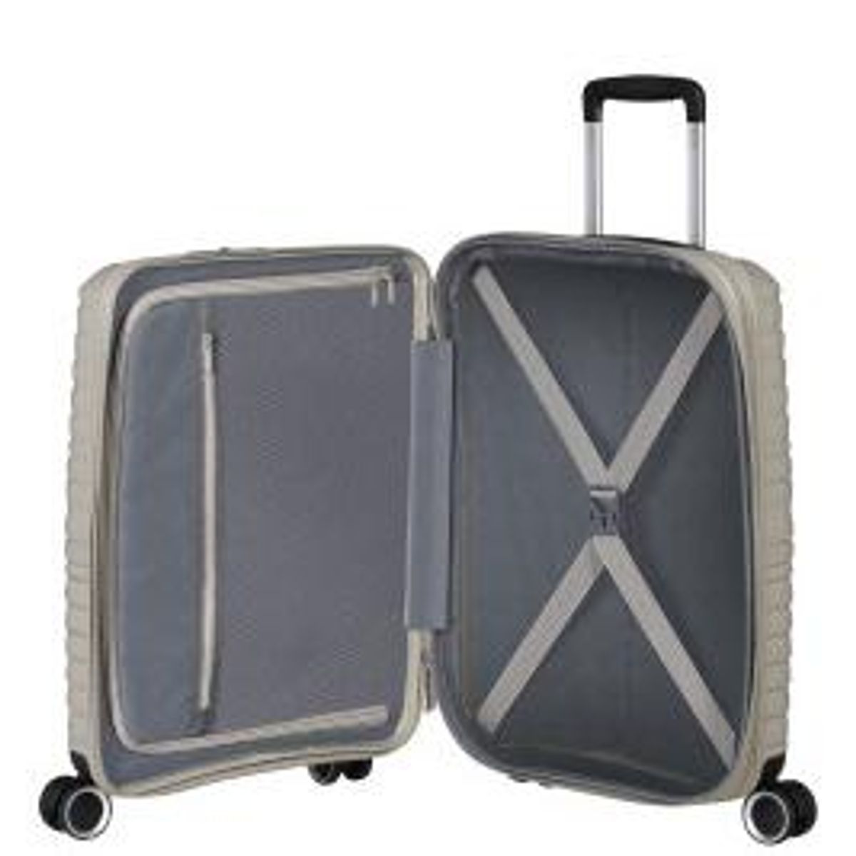 American Tourister Flytwist stor koffert 78 cm – Sandstone