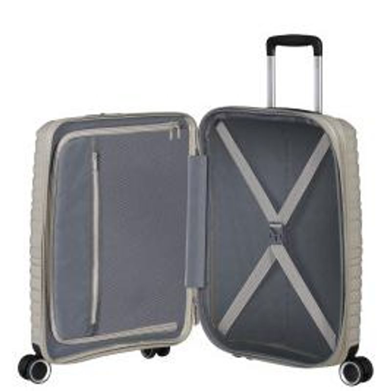 American Tourister Flytwist stor koffert 78 cm – Sandstone