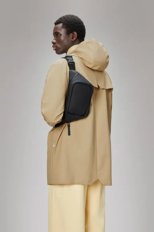 Rains  Magetaske / Crossover Bum Bag Mini, sort