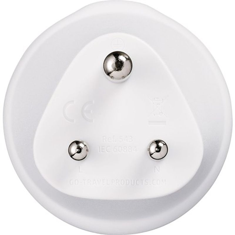 Adapter til India (Type D) - Go Travel