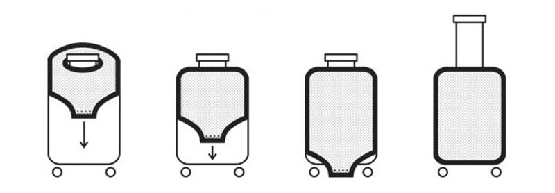 Kofferttrekk XL 81+ cm fra Samsonite, blå