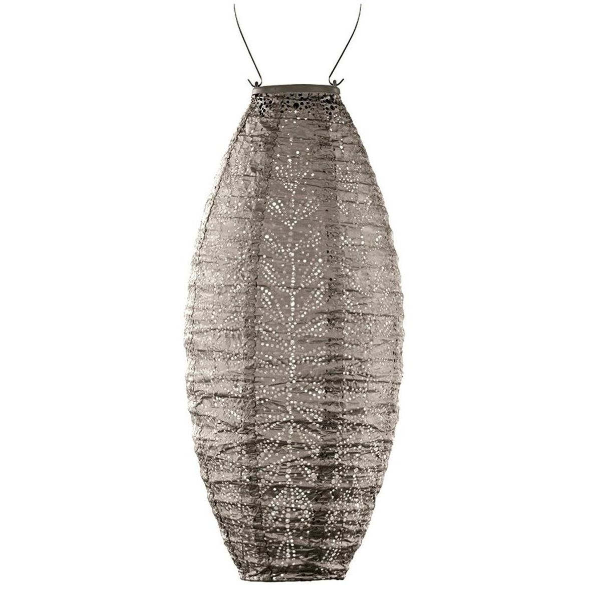 Lumiz Solcelle Led Lykt Long Oval 20  Folia Taupe