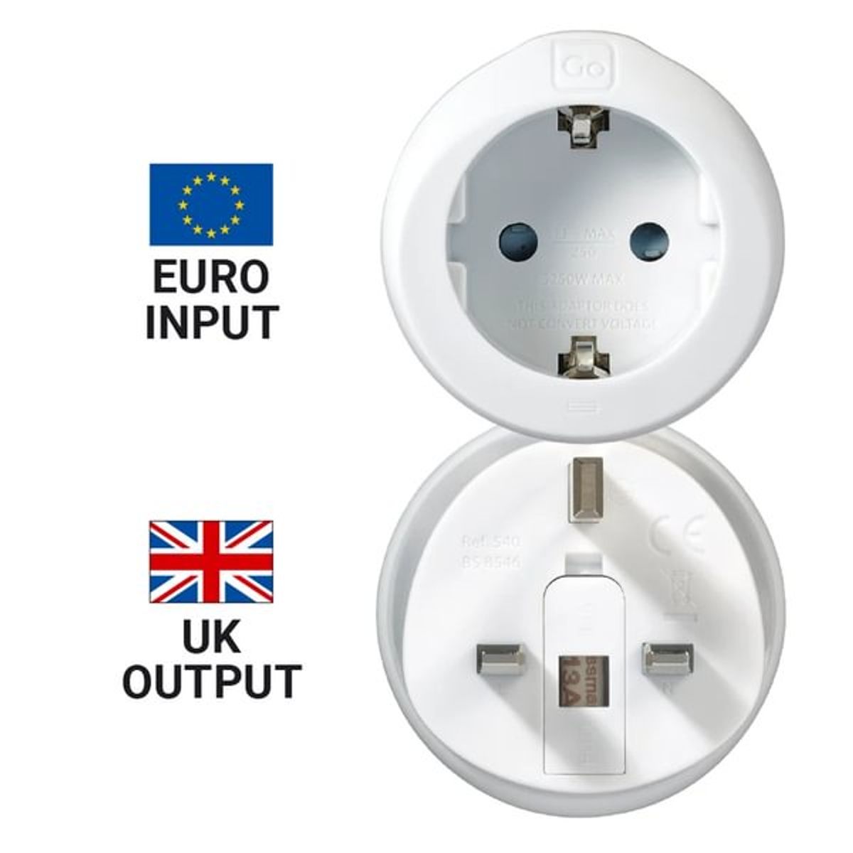 Adapter til England & UK fra Go Travel