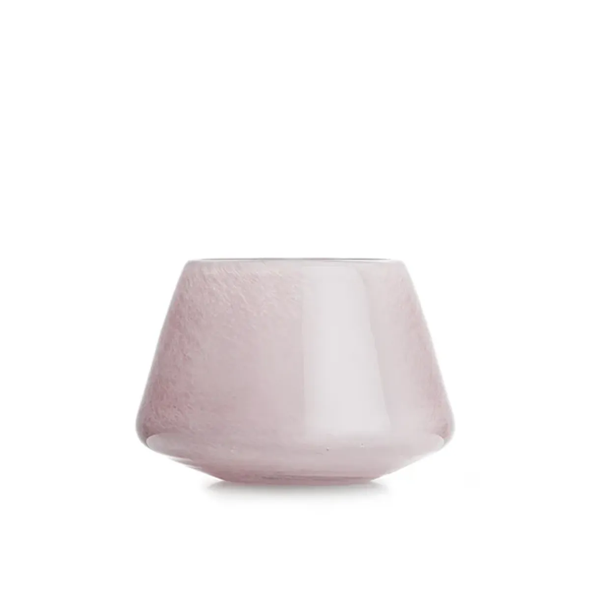 Dugg Lyslykt 8,5 cm Rosa Hadeland Glassverk 