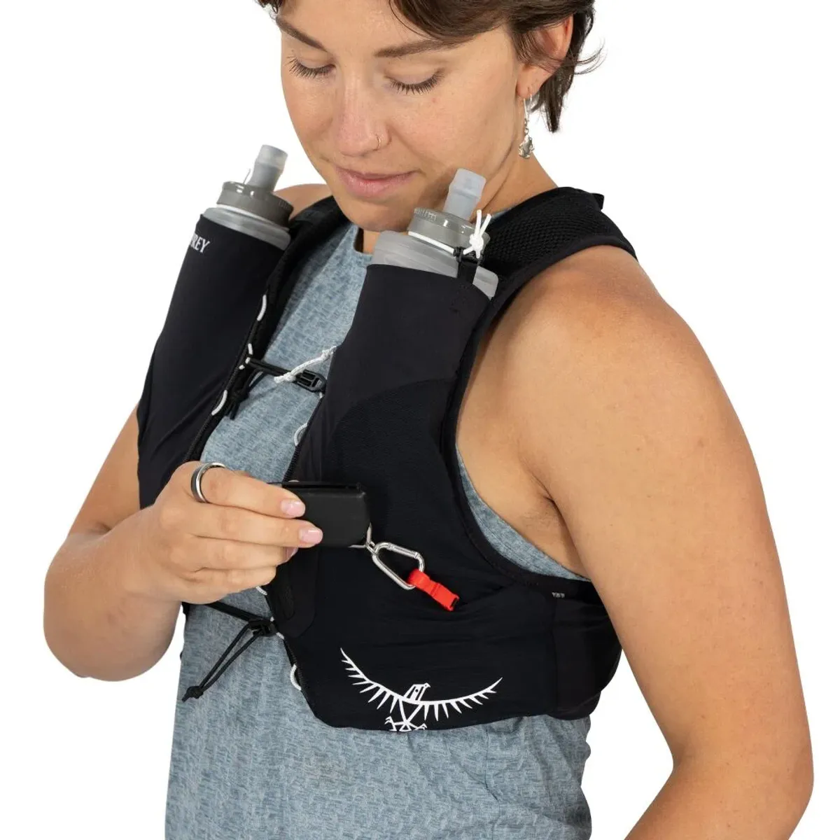 Osprey Løpevest til dame, Dyna LT m/flasker, Dawn Blue