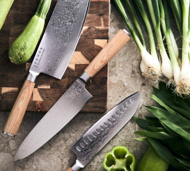 Hattasan Damascus Kokkekniv 