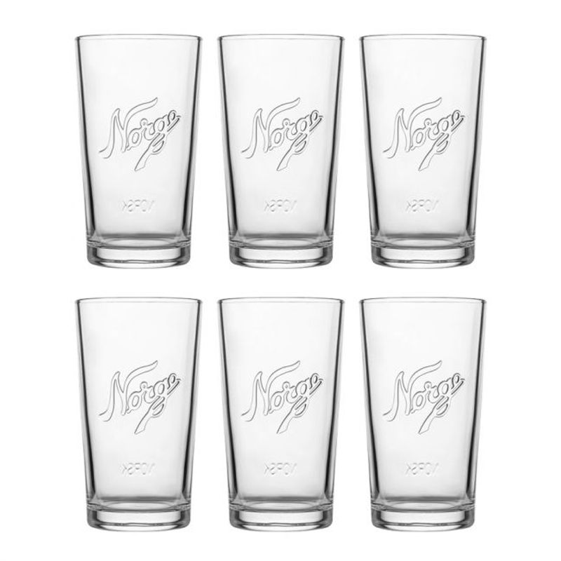 Kjøkkenglass 400ml 6pk Norgesglasset