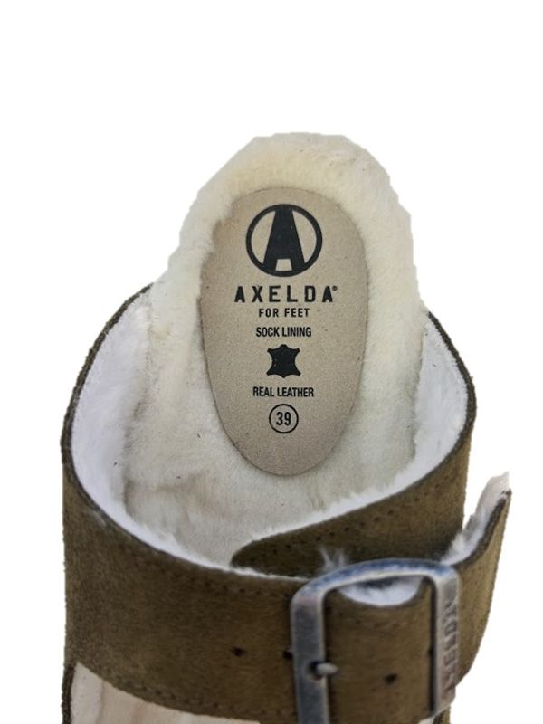 Axelda Sandal med fôr - Carla Oliven 37-41