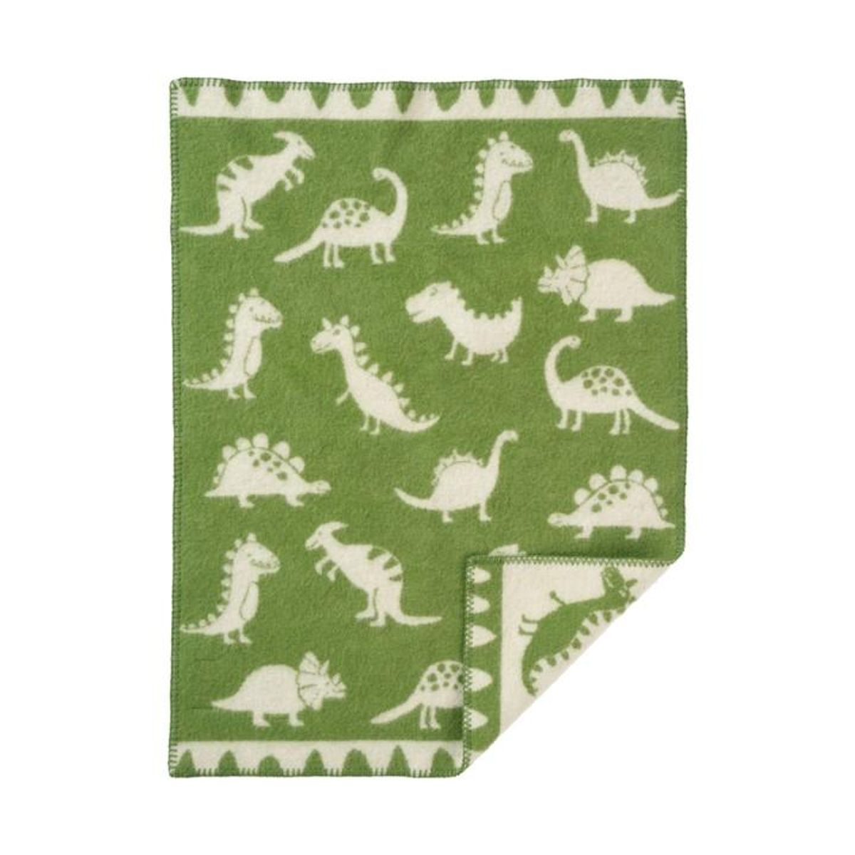 Pledd i lammeull Dino 65 x 90 cm fra Klippan