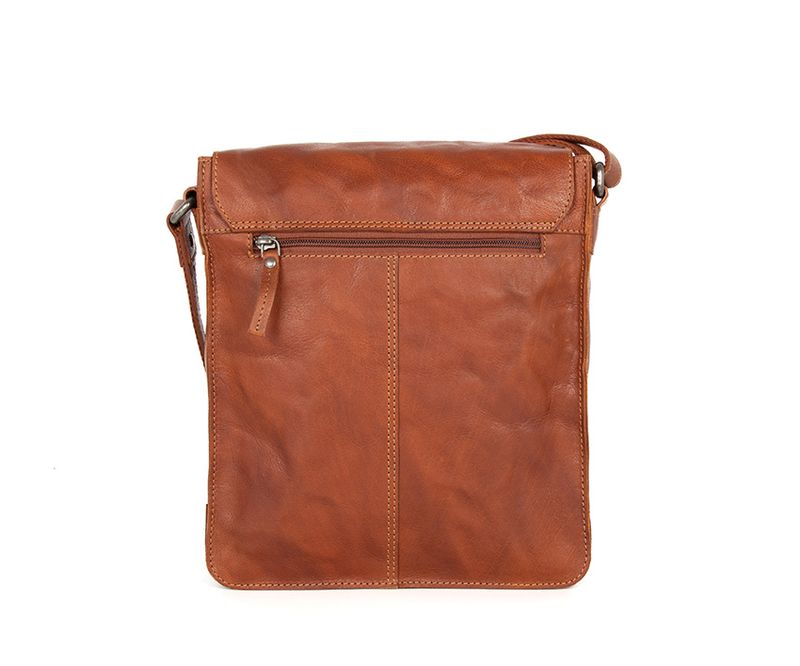 Spikes & Sparrow Skulderveske Flapbag Skinn 3.5L