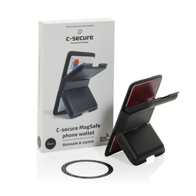 Hovedbilde C-Secure MagSafe telefonlommebok – RFID-beskyttet 