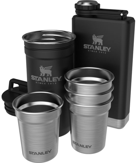 Hovedbilde Gavesett lommelerke & 4 snapsglass Stanley