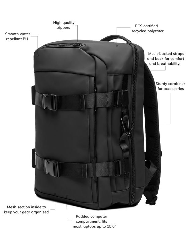 Baltimore RCS explorer-ryggsekk, sort
