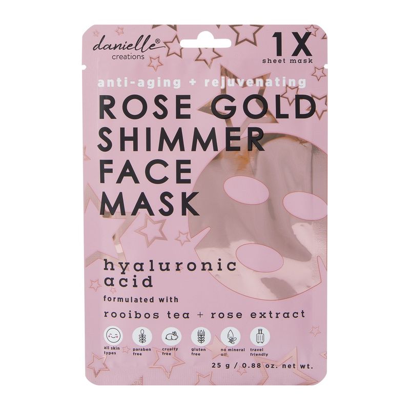 Ansiktsmaske Rose Gold fra Danielle Creations
