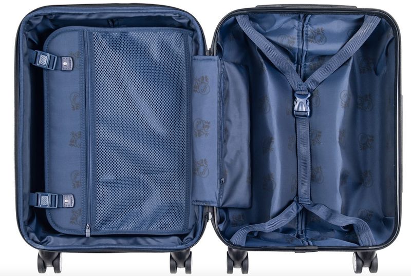Koffert utvidbar 101-115 liter og 4 doble hjul