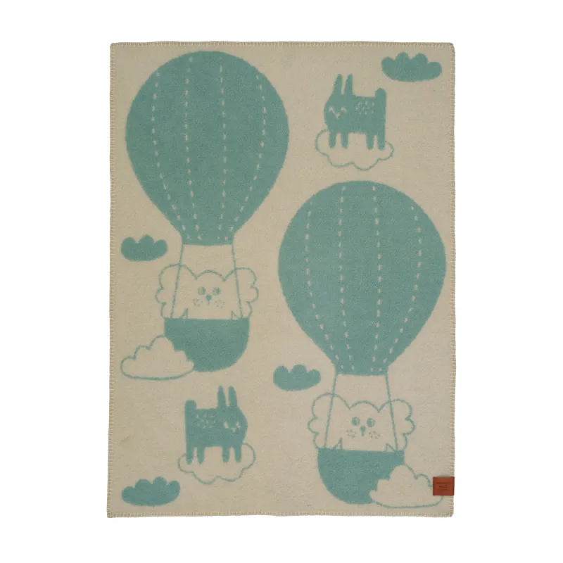 Pledd i lammeull Baloon 65 x 90 cm fra Klippan