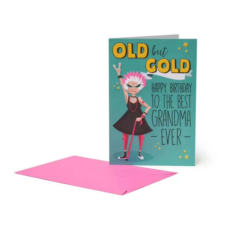 Bursdagskort – Happy Birthday, Grandma